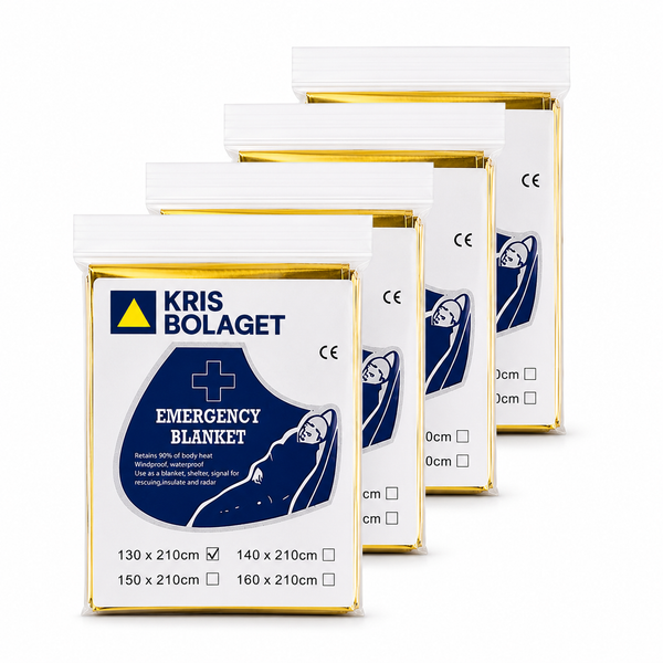 Nödfilt i silver 4-pack